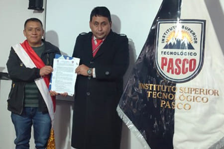 IESTP Pasco suscribe convenio de apoyo Interinstitucional con Municipalidad del Centro Poblado de Rocco